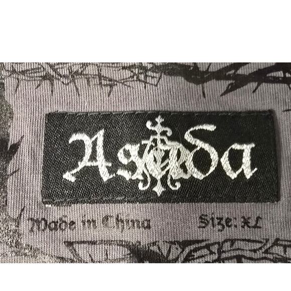 Asasa Ladies Long Sleeve Embroidered and Embellished T shirt‎ sz XL EUC like new - Picture 9 of 10